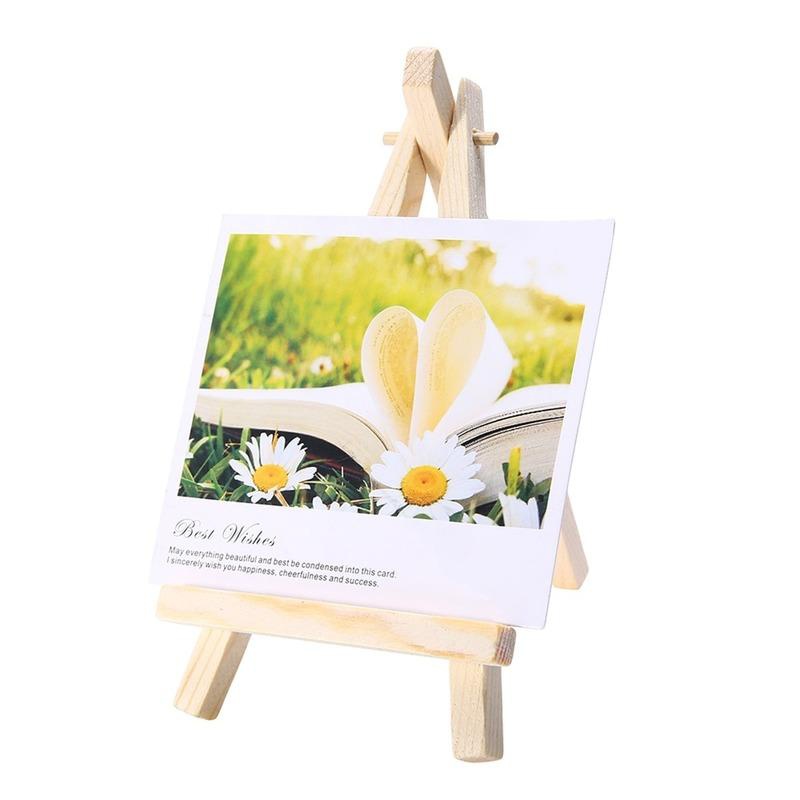 10Pcs Wood Mini Easel Frame Tr - مراجعة Kids Art Easel وسعره