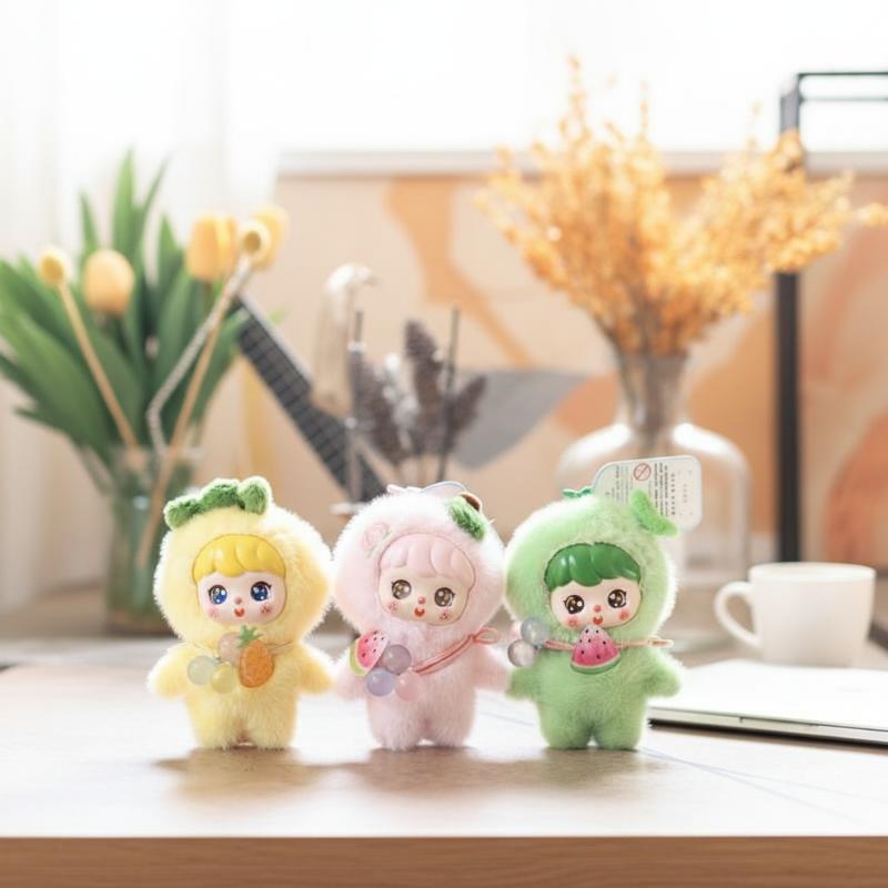 Cute Fruit Plush Doll Keychain - مراجعة Kids Toys Doll وسعره