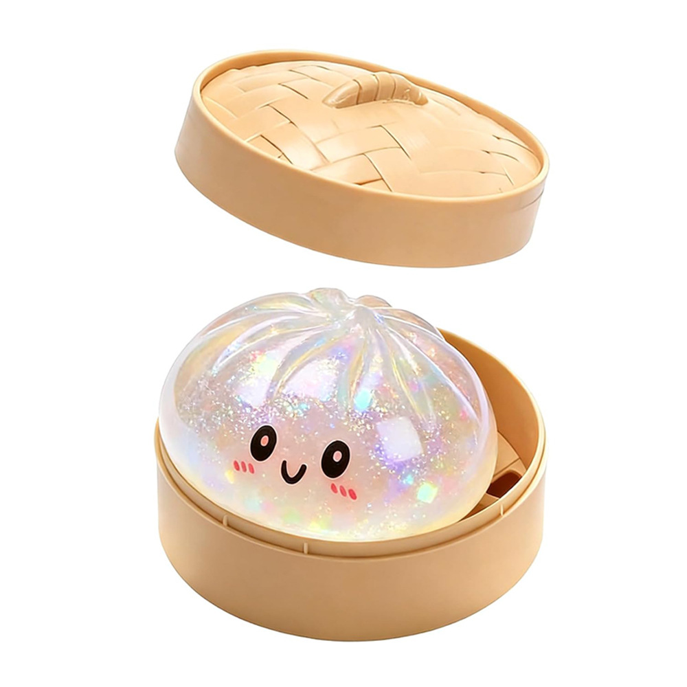 //Hot Glitter Dumpling Squishy - مراجعة Kids Toys Dumplings وسعره