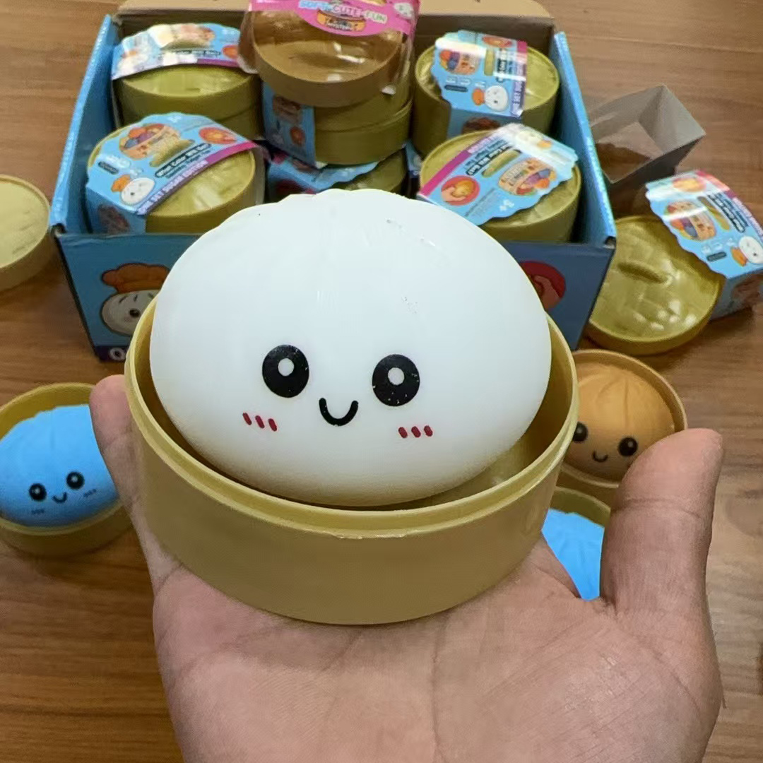 Large Dumpling Stress Ball wit - مراجعة Kids Toys Dumplings وسعره