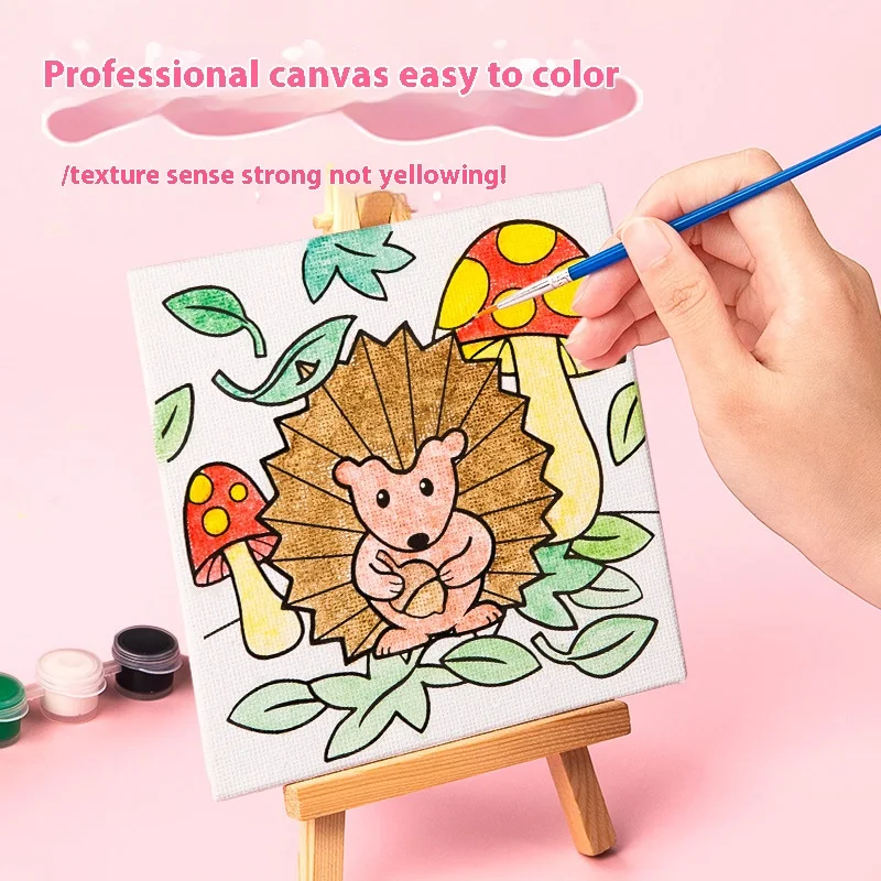 Children DIY Coloring Suit Car - مراجعة Kids Art Easel وسعره