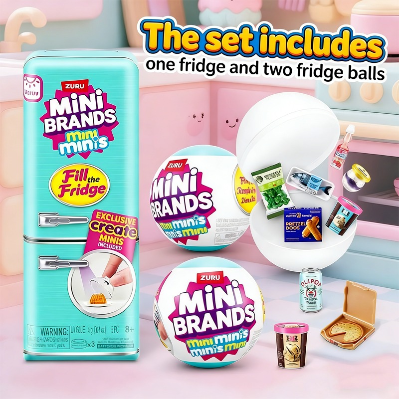 Mini Surprise Ball Fridge Toy, - مراجعة Kids Toys Brands وسعره