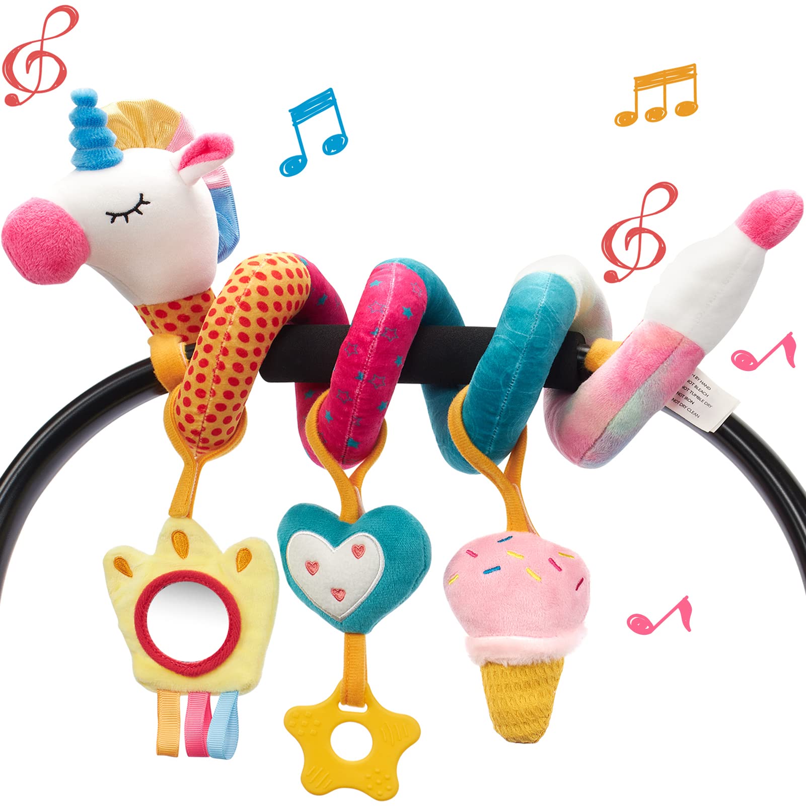 Car Seat Toys for Babies Rattl - مراجعة Kids Toys New Born وسعره