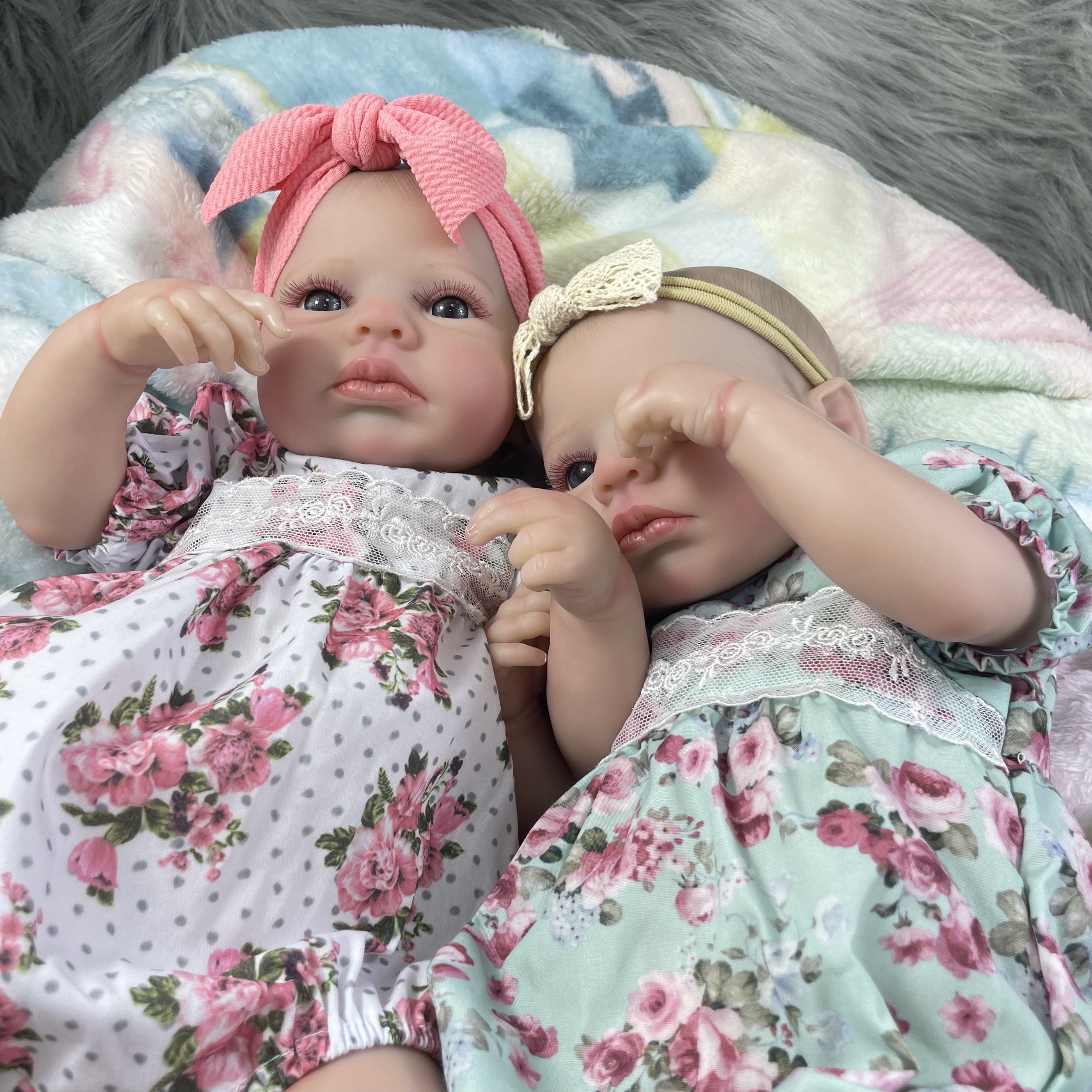 MRB 50CM LouLou Awake Twins Gi - مراجعة Kids Toys New Born وسعره